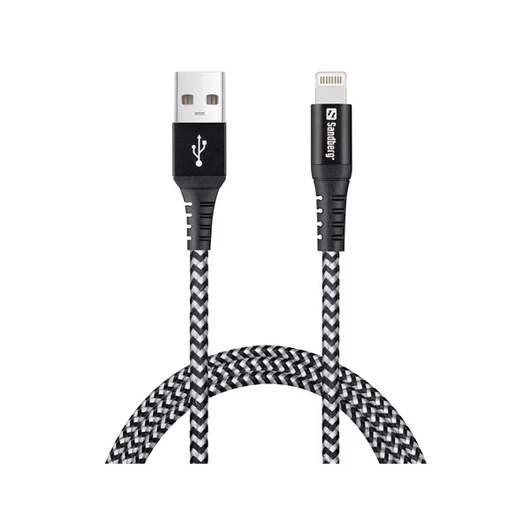 SANDBERG Töltőkábel, Survivor Lightning Cable 1M