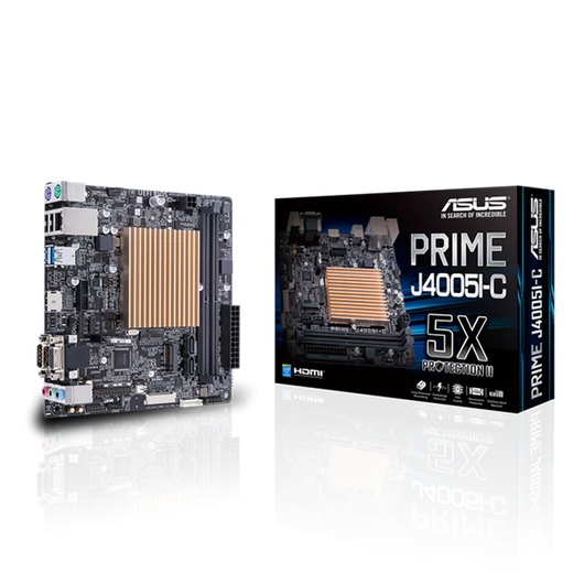 ASUS Alaplap S1090 PRIME J4005I-C + Dual-Core Celeron J4005 (2,7GHz), mini-ITX