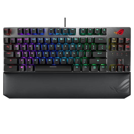 ASUS Vezetékes Billentyűzet ROG STRIX SCOPE NX TKL DELUXE USB, Fekete, Mechanikus
