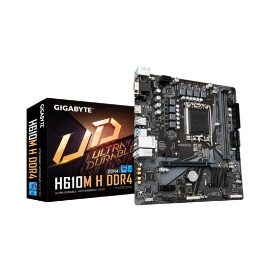 GIGABYTE Alaplap S1700 H610M H DDR4 INTEL H610, mATX