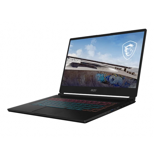 MSI Gaming NB Stealth 9S7-15B111-067 15.6" FHD 144Hz, i7-1280P, 16GB, 512GB M.2, RTX 3060 6GB, WIN11H, Fekete