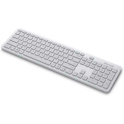 Microsoft Bluetooth vezeték nélküli Desktop, magyar kiosztás, gleccserfehér