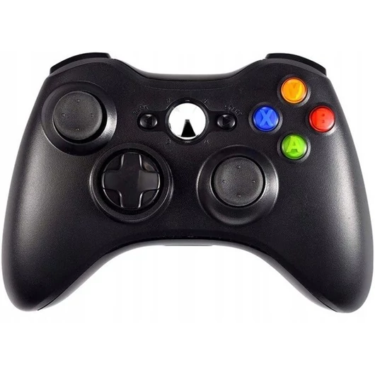 FROGGIEX XBOX 360 / PC Kiegészítő Vezeték nélküli kontroller + Vezeték nélküli adapter, Fekete