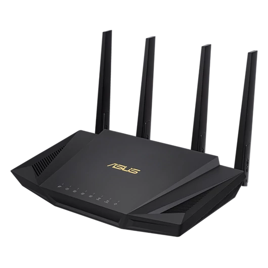ASUS Wireless Router Dual Band AX3000 1xWAN(1000Mbps) + 4xLAN(1000Mbps) + 1xUSB, RT-AX58U V2