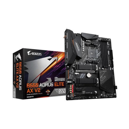 GIGABYTE Alaplap AM4 B550 AORUS ELITE AX V2 AMD B550, ATX