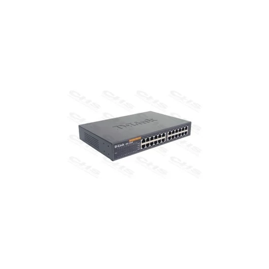 D-LINK Switch 24x100Mbps Fémházas Asztali Rackes, DES-1024D / E