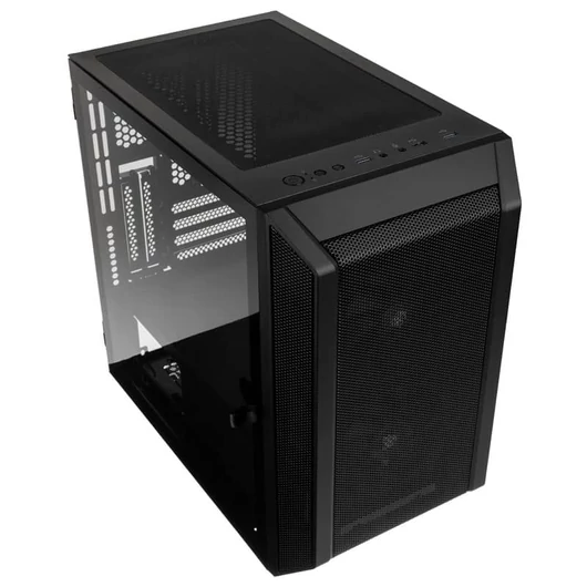Számítógépház Kolink Citadel Mesh mATX Edzett üveg Fekete