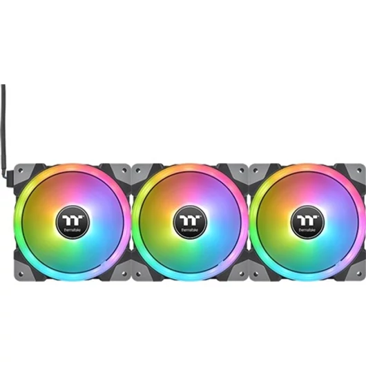 Thermaltake SWAFAN EX14 RGB PC Cooling Fan TT Premium Edition 3 Pack / Fan / 14025 / PWM 500~2000rpm / magnetic terminal / LED sof