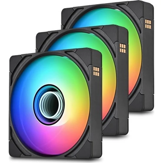 Thermaltake CT120 EX INFINITY ARGB Sync (3-Fan Pack) rendszerhűtő ventilátor fekete