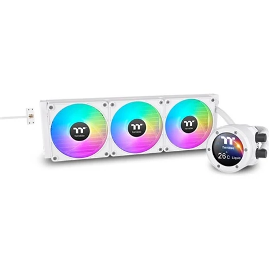 Thermaltake TH360 V2 Ultra EX ARGB Snow Edition processzor vízhűtő fehér