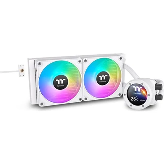 Thermaltake TH280 V2 Ultra EX ARGB Snow Edition processzor vízhűtő fehér