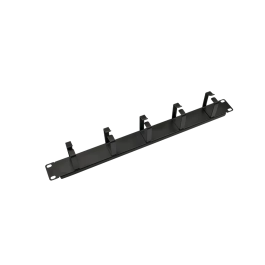 Walisec rackszekrény Kiegészítő - CM-02 (Kábel rendező panel, Gyűrű panel, 1U(19"), fekete)