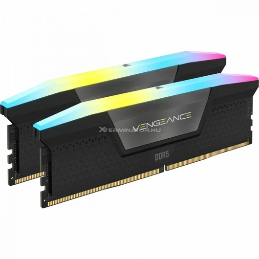 RAM Corsair Vengeance RGB DDR5 6000MHz CL40 64GB Kit(2x32GB) Black