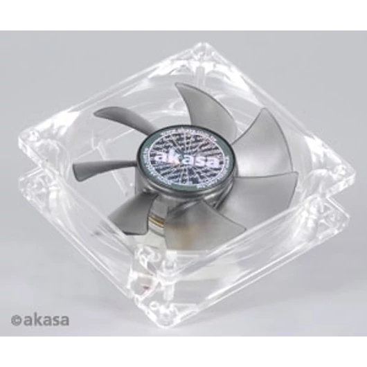 Ventilátor Akasa Ultra Quiet Series 8cm Smokey Black