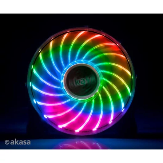 Ventilátor Akasa Vegas 7 LED 12 cm RGB