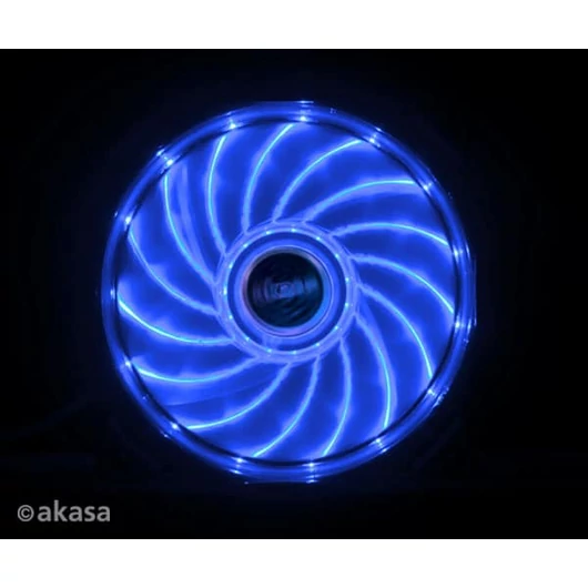 Ventilátor Akasa Vegas LED 12cm Kék