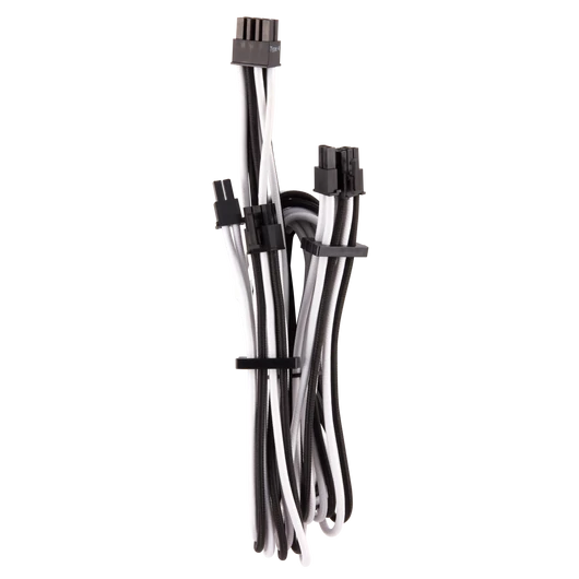 CORSAIR Premium Individually Sleeved Split PCIe Kábel (2 Csatlakozó), Type 4 (Ge
