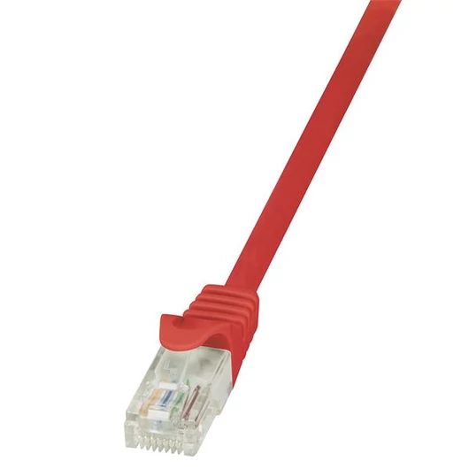 LogiLink UTP patch kábel CAT5e 0.5m piros (CP1024U)