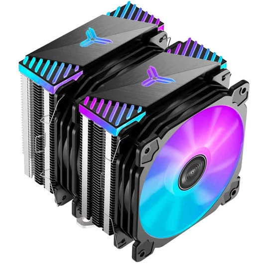 Processzor hűtő Jonsbo CR-2000GT Fekete A-RGB-Led PWM 2x12cm