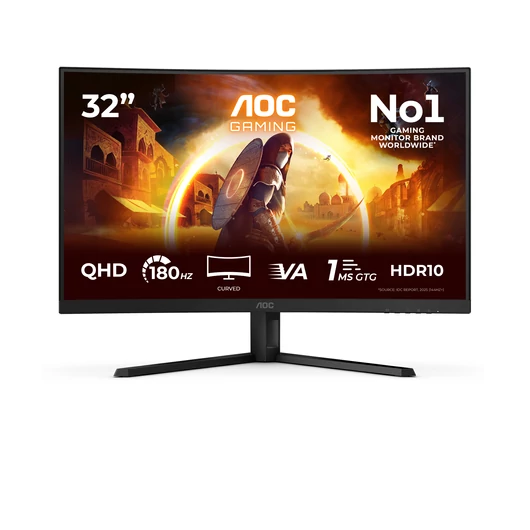 GAMING 27IN VA 16:9 180HZ CURVO 2560X1440 2XHDMI 1XDP
