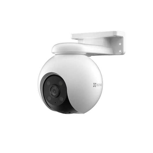 EZVIZ H8 PRO 2K kültéri kamera, színes éjszakai látás, 360°-os panoráma lefedettség, automatikus követés mikroSD 512GB