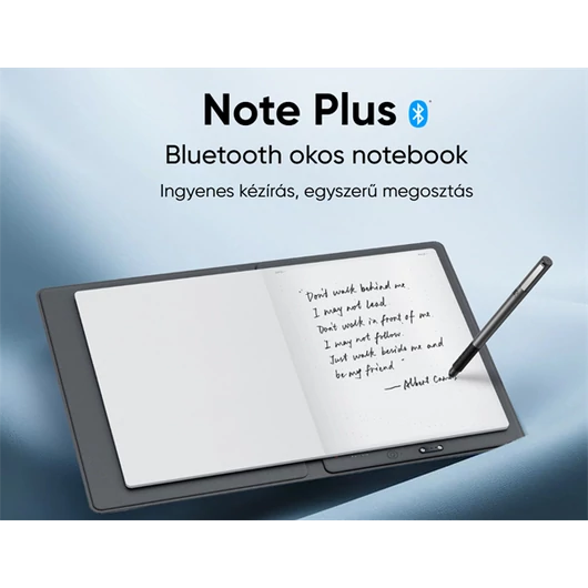 XP-PEN Grafikus kijelző - Note Plus (aktív terület: 210*146mm, 1000mAh, BT5.3, 1 gomb)