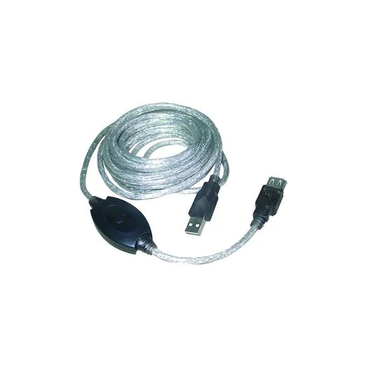 VCOM kábel USB 2.0 hosszabbító + aktív erősítő 5m