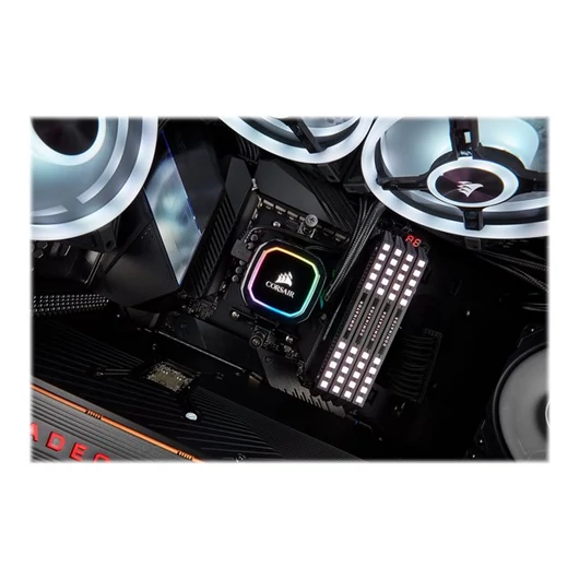 CORSAIR iCUE H115i RGB PRO XT Liquid CPU Cooler 280mm Radiator Dual 140mm PWM Fans