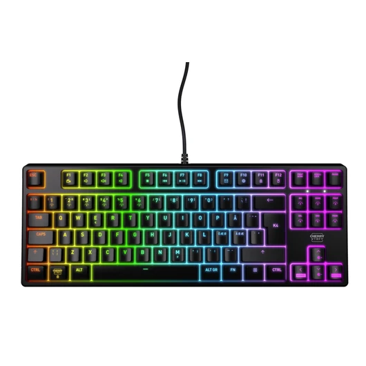 XTRFY K4V2 TKL KEYBOARD WHITE CORDED MECHANICAL MX RED LAYOUT-