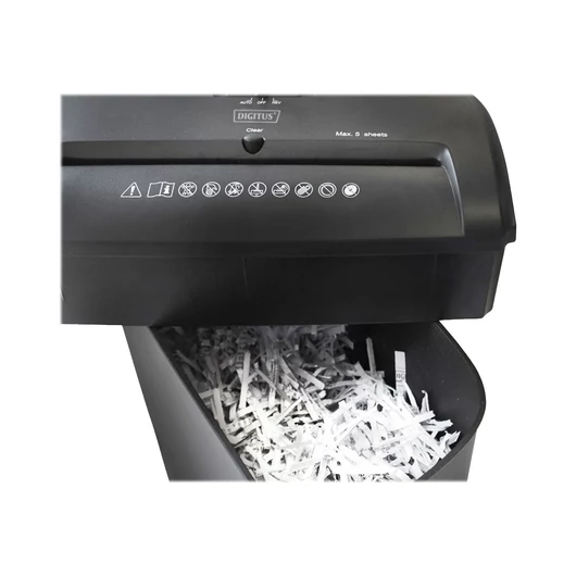 DIGITUS Paper Shredder X5 without CD/DVD/Credit Card Slot