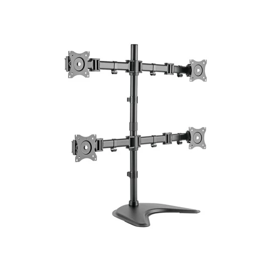 DIGITUS DA-90364 Universal Monitor Stand, 4xLCD, 27, max. load 8kg, adjustable and rotated 360