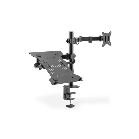 MONTIOR ARM WITH NOTEBOOK TRAY 17-32IN CLAMP OR GROMMET MOUNT