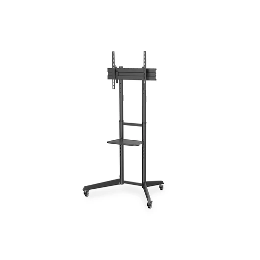 TV PRESENTATION CART 37-70 BLACK WITH SHELF