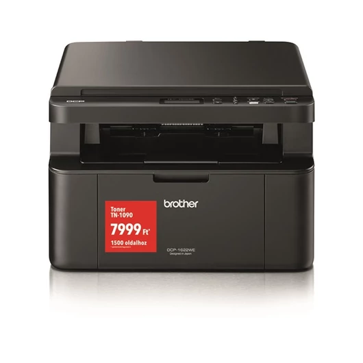 BROTHER Lézer MFP NY / M/S DCP-1622WE, A4, mono, 20 lap / perc, WiFi / USB, manuál duplex, 2400x600dpi, 32MB