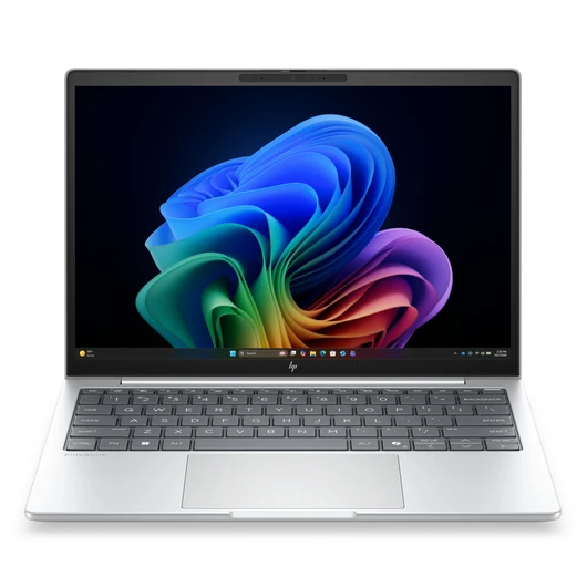Adaptálható MI laptop – teljesítmény, amely elfér a táskájában<br>A könnyen hordozható HP EliteBook 8 G2i 13 hüvelykes MI laptop segítségével automatizálhatja feladatait, így időt takaríthat meg, és késleltetés nélkül végezhet párhuzamosan több fela