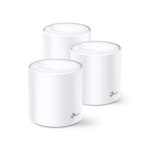 TP-Link Mesh WiFi AX1800 Deco X20 (3 pack; 574Mbps 2,4GHz + 1204Mbps 5GHz; WPA3)