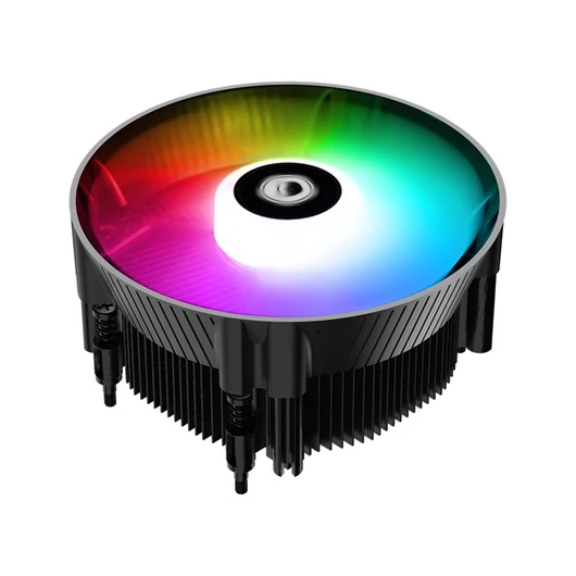 ID-Cooling CPU Cooler - DK-07A RAINBOW (25,6dB; max. 104,48 m3 / h; 3pin csatlakozó, 12cm, LED)