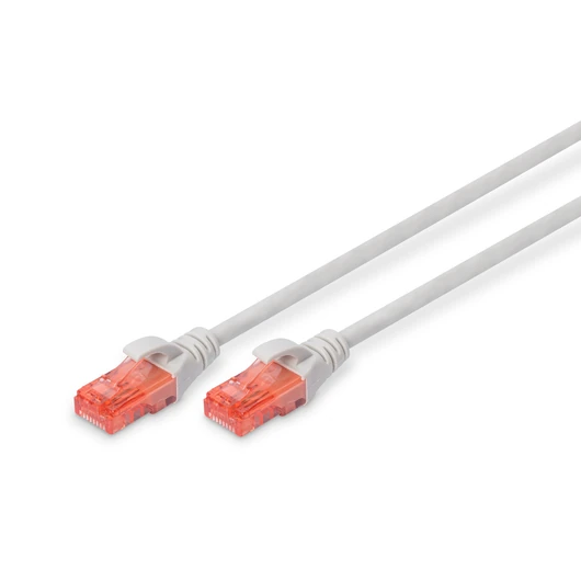 CAT 6 U/UTP PATCH CORD - LSZH AWG 26/7 2.5 M GREY