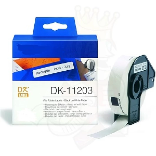 Utángyártott BROTHER DK11203 etikett IK White Box
