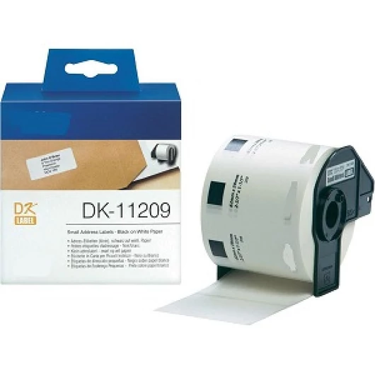 Utángyártott BROTHER DK11209 etikett 62mm x 29 mm WHITE 800db IK IK