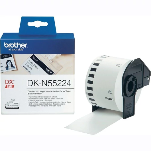 Brother DK-N55224 54 mm x 30,48 m fehér papírszalag tekercsben Brother