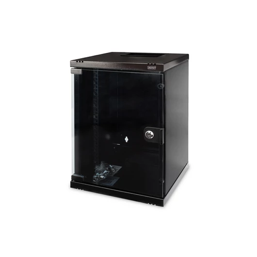 WALL MOUNTING CABINET 312X300MM (10IN) 9U 464X312X300 MM BLACK
