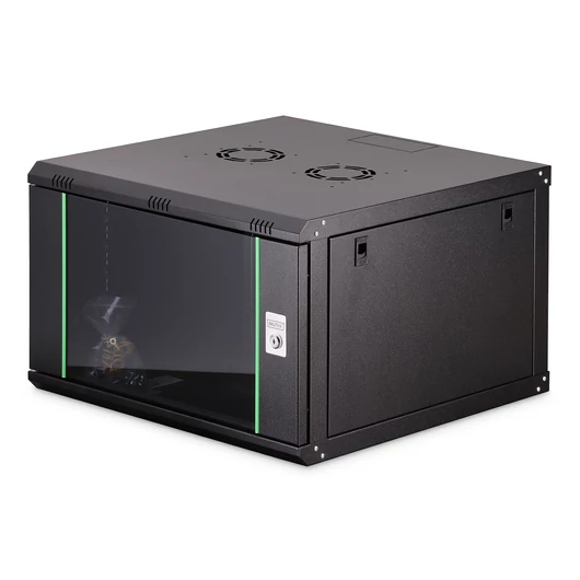 WALL MOUNTING CABINET 600X600MM 7U DYNAMIC 416X600X600MM BLACK