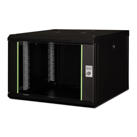 WALL MOUNTING CABINET 600X600MM 7U UNIQUE 420X600X600 MM BLACK