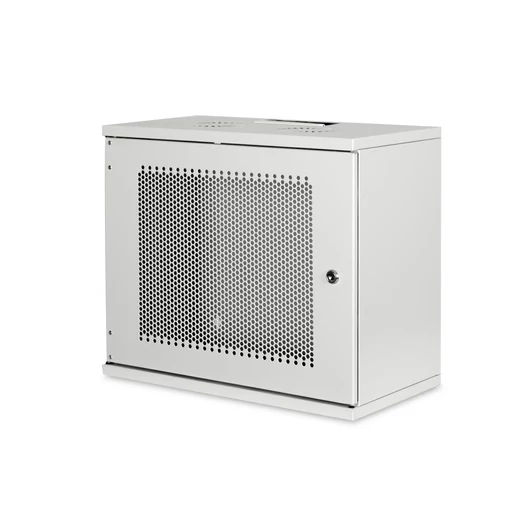 9HE WALL MOUNT RACK UNMOUNTED 460X540X400 PERFORATE DOOR BLACK