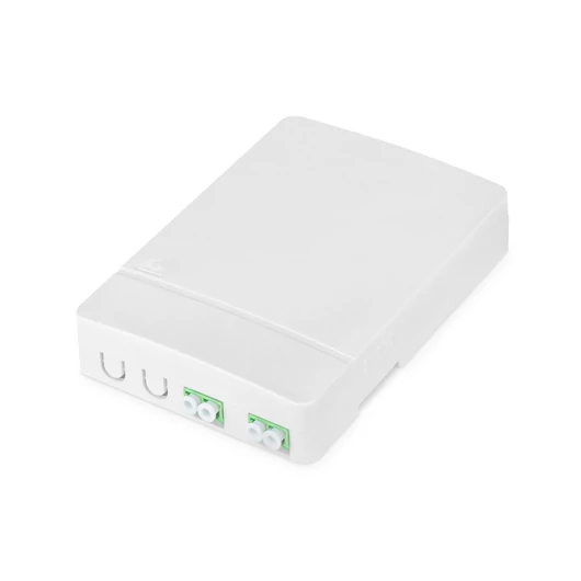FTTH ENCL +2XLC/APC DX COUPL 2X LC(APC) DX ADAB SURFACE MOUNT