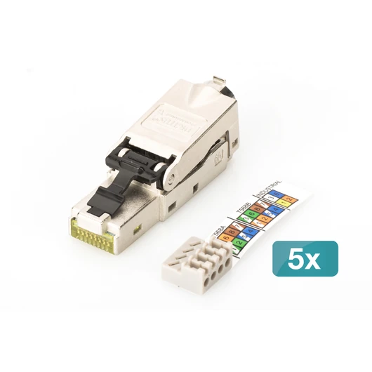 CAT 6A FIELD CONNECTOR 5 X KINK PROTEC.TIA 568-AB PROFINET