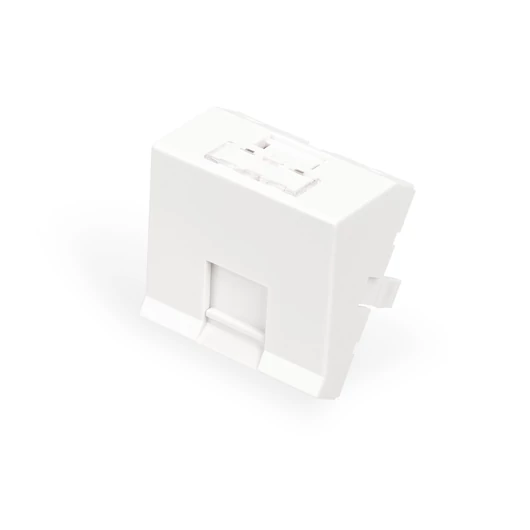 FACE PLATE 1 PORT 45 X 45 MM ANGLED FOR FRAME DN-93802-5-SH