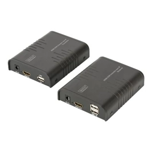 DIGITUS DS-55202 Extender KVM (HDMI) up to 120m over Cat.5e UTP or IP,1080p 60Hz FHD, audio (SET)
