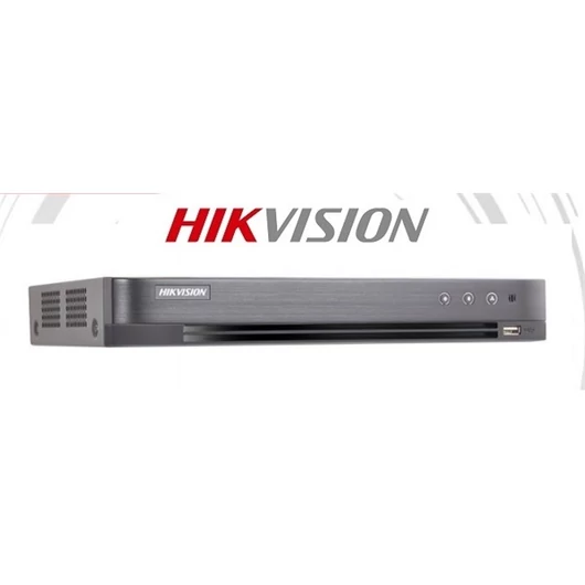 Hikvision DVR rögzítő - DS-7204HUHI-K1 / P (4 port, 5MP / 48fps, 2MP / 100fps, H265 + , 1x Sata, Audio, I / O, PoC)